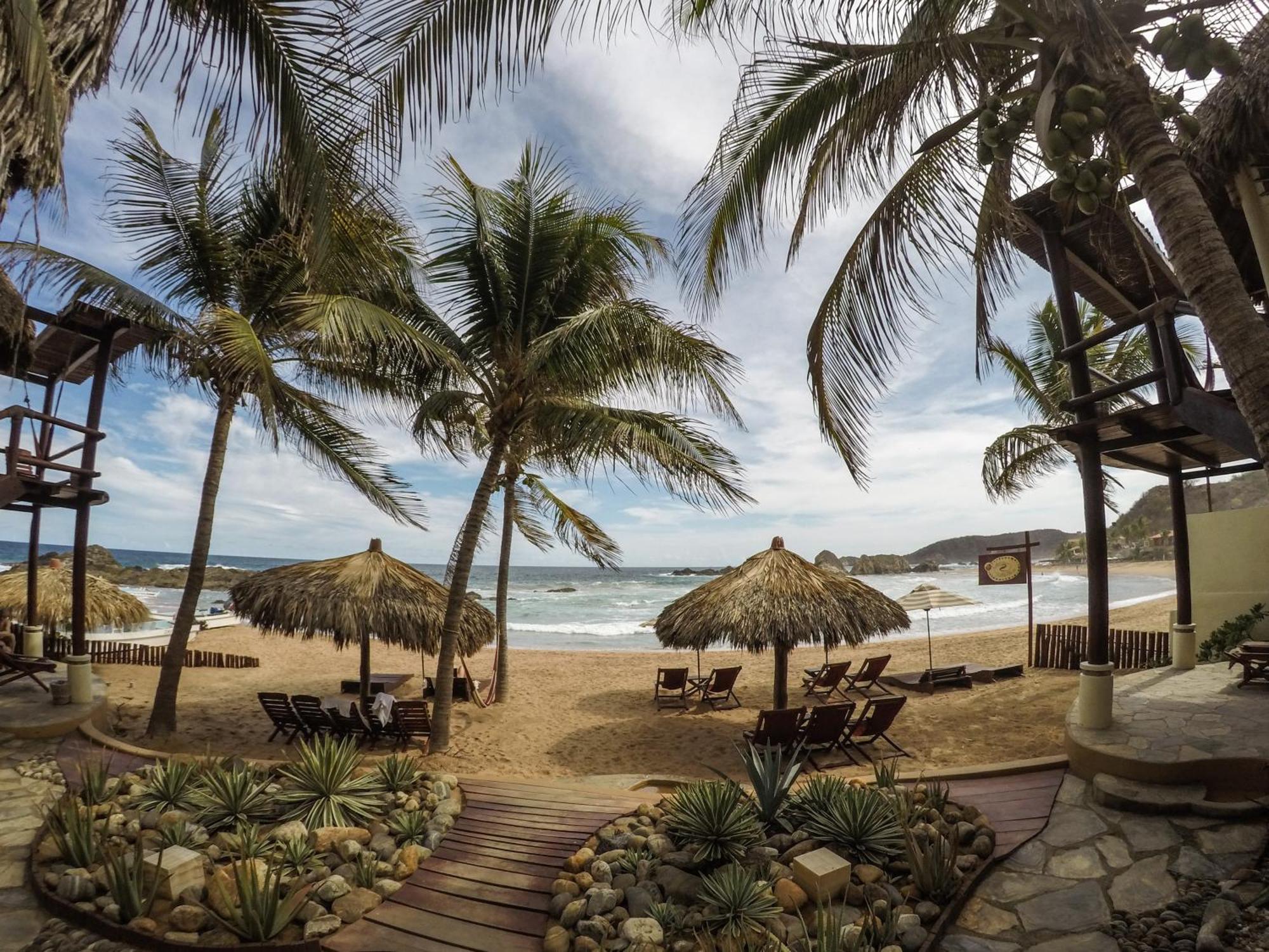 Cabanas Punta Placer San Agustinillo Luaran gambar